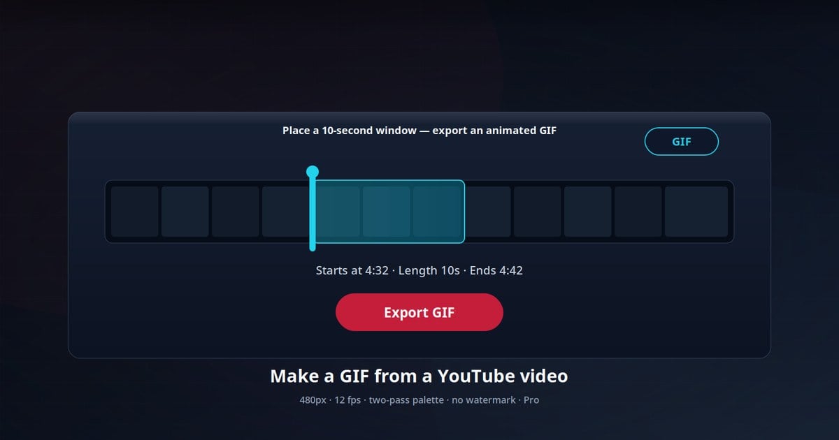 How to Make a GIF From a YouTube Video (2026 Guide)